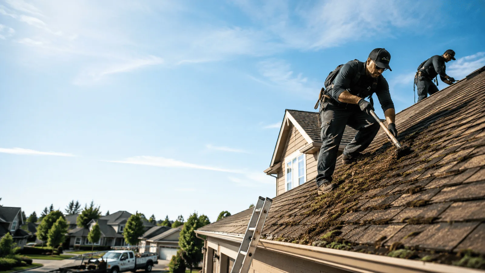 Roof Moss Removal in Deep River, CT near me